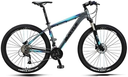 HOYDU Fahrräder HOYDU 27, 5-Zoll-Hardtail-Mountainbikes für Erwachsene, Doppelscheibenbremse, Aluminiumrahmen, Verstellbarer Sitz, Blau, 27 Geschwindigkeiten