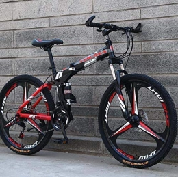 Hycy Mountainbike HYCy 26 Zoll Rad Klappbares Mountainbike, Doppelte Federung Für Männer Und Frauen Fahrrad, Rahmen Aus Kohlenstoffhaltigem Stahl, Stahlscheibenbremse