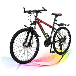 Hyhome Fahrräder Hyhome Klappbare Mountainbikes für Erwachsene, 66 cm, 3 Speichen, 27 Gänge, Doppelscheibenbremse