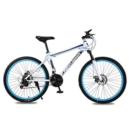 JLFSDB Fahrräder JLFSDB Mountainbike Fahrrad Bergfahrräder 26" Stoßdämpfende 21 Gängen Ravine Bike MTB Doppelscheibenbremse Vorderachsfederung Stahl-Rahmen (Color : Blue)