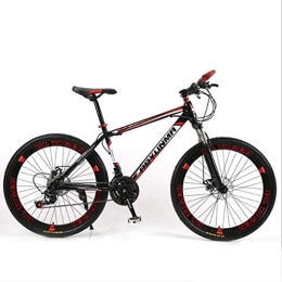 JLFSDB Fahrräder JLFSDB Mountainbike Fahrrad MTB-Bergfahrräder 26" Dämpfende Ravine Bike Doppelscheibenbremse Vorderachsfederung 21 / 24 / 27 Geschwindigkeiten Stahl-Rahmen (Color : Red, Size : 27 Speed)
