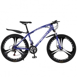 JLRTY Fahrräder JLRTY Mountainbike Faltbare Erwachsene Mountain Bicycles 26 ‚‘ Leichtgewicht Carbon-Stahlrahmen 21 / 24 / 27 Geschwindigkeit Scheibenbremse Fully (Color : Blue, Size : 21speed)