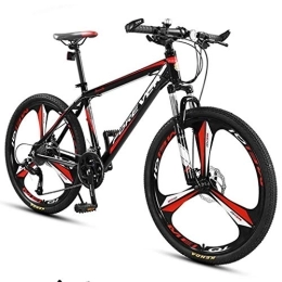 JLRTY Fahrräder JLRTY Mountainbike Mountain Bike 26" Unisex Ravine Bike 24 / 27 Geschwindigkeiten Aluminium Rahmen Scheibenbremse Vorderachsfederung (Color : Black, Size : 27speed)