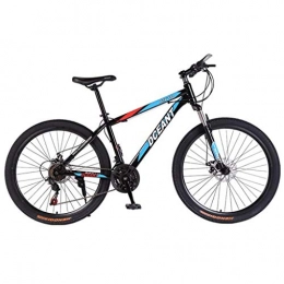 JLRTY Fahrräder JLRTY Mountainbike Mountainbike, 26 Zoll MTB Fahrräder 21 / 24 / 27 Geschwindigkeiten Leichte Carbon-Stahlrahmen-Scheibenbremse Vorderachsfederung (Color : Blue, Size : 21speed)