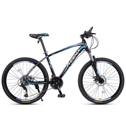 JLRTY Fahrräder JLRTY Mountainbike Mountainbike, 26 Zoll MTB Fahrräder 27 Geschwindigkeiten Leichtes Aluminium Rahmen Scheibenbremse Vorderachsfederung (Color : Blue)