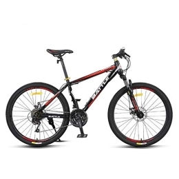 JLRTY Fahrräder JLRTY Mountainbike Mountainbike, 26 Zoll Stahl-Rahmen for Fahrräder, Doppelscheibenbremse Und Vorderradaufhängung, Speichenrad (Color : Red)