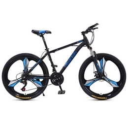 JLRTY Fahrräder JLRTY Mountainbike Mountainbike, Fahrräder 26 ‚‘ Rad Leichte Carbon-Stahlrahmen 24 / 27 / 30 Geschwindigkeiten Scheibenbremse Vorderachsfederung (Color : Blue, Size : 24speed)