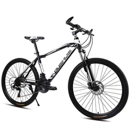 JLRTY Mountainbike JLRTY Mountainbike Mountainbike, Stahl-Rahmen Hardtail Fahrräder, Vorderachse Und Doppelscheibenbremse, 26-Zoll-Räder Mag (Color : Black, Size : 24-Speed)