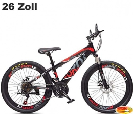 Zonix Mountainbike Jungen MTB Schwarz-Rot 26 Zoll