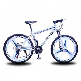 JYPCBHB Fahrräder JYPCBHB Mountainbike, Offroad-Doppelscheibenbremsen Mit Variabler Geschwindigkeit FR Erwachsene Im Freien 21-27 Geschwindigkeit Hardtail Fahrrad Blue (26 inch)-21 Speed