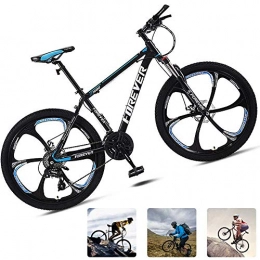 KaiKai Fahrräder KaiKai M-TOP Gravel Road Bike-Scheibenbremsen, 24 '' Carbon Steel Federgabel Mountainbike, 6 Speichen Felgen Cruiser Fahrräder for Frauen und Männer, Weiß, 21 Geschwindigkeit