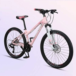 Kays Fahrräder Kays Mountainbike 26" Mountainbikes 27 / 30 Geschwindigkeiten Leichtes Aluminium Rahmen Scheibenbremse Vorderachsfederung for Erwachsene Teen - Pink (Size : 27speed)