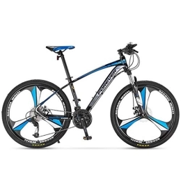 Kays Fahrräder Kays Mountainbike Bergfahrräder 26" Zoll Leichte 27 / 30 Geschwindigkeiten Aluminium Rahmen Federung Vorne Scheibenbremse (Color : Blue, Size : 30speed)