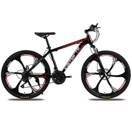 Kays Fahrräder Kays Mountainbike Mountain Bike 26" Damen / Herren MTB Bike 21 / 24 / 27 Geschwindigkeiten Carbon-Stahlrahmen-Scheibenbremse Vorderachsfederung (Color : Black, Size : 21speed)