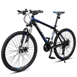 Kays Fahrräder Kays Mountainbike Mountain Bike 26" Unisex Ravine Bike 24 / 27 Geschwindigkeiten Carbon-Stahlrahmen-Scheibenbremse Vorderachsfederung (Color : Black, Size : 27speed)