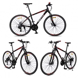 Kays Fahrräder Kays Mountainbike Mountainbike, 26 Zoll-Aluminiumlegierung Bergfahrräder, Doppelscheibenbremse Und Verriegelung Federung Vorne, 27 Geschwindigkeit (Color : Red)