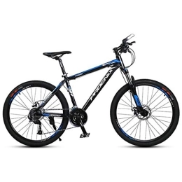 Kays Fahrräder Kays Mountainbike Mountainbike, 26 Zoll Geländefahrräder 27 Geschwindigkeiten MTB Leichtes Aluminium Rahmen Scheibenbremse Vorderachsfederung (Color : Blue)