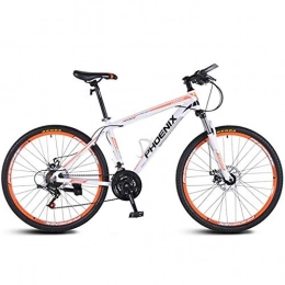 Kays Mountainbike Kays Mountainbike Mountainbike, Aluminium Rahmen Unisex Hardtail Fahrräder, Doppelscheibenbremse Vorderachsfederung, 26 / 27, 5 Zoll-Räder (Color : Orange, Size : 27.5inch)