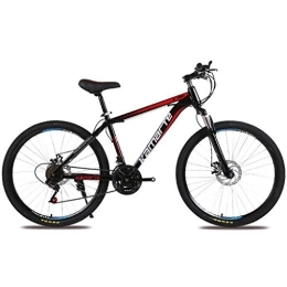 Kays Fahrräder Kays Mountainbike Mountainbikes Unisex 26 ‚‘ Leichtgewicht Carbon-Stahlrahmen 21 / 24 / 27 Geschwindigkeit Scheibenbremse Vorderachsfederung (Color : Black, Size : 27speed)