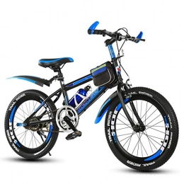 SXMXO Fahrräder Kinderfahrrder 18 / 20 / 22 '' Kinder Radfahren Single Speed Mountainbike Spezialsattel Rahmen aus Hartstahl mit Scheibenbremse, 18inch