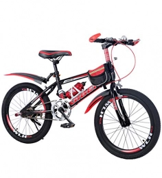 SXMXO Fahrräder Kinderfahrrder Mountainbikes 18 / 20 / 22 '' Rennrder Kohlenstoffstahlrahmen Professioneller Sattel Single Speed Doppelscheibenbremse, 18inch
