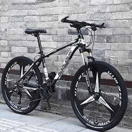 KKLTDI Fahrräder KKLTDI Erwachsene Mountainbike, 26 Zoll 24 Geschwindigkeit Aluminium Leicht Mountainbike, Hardtail Fahrrad Mit Front-aufhängung Schwarz-Weiss 26", 24-Gang