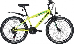 KRON Fahrräder KRON Cross 3.0 Jugendrad 26 Zoll Mountainbike Hardtail Jugend Fahrrad 21 Gang MTB Neon Gelb