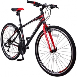 KRON Fahrräder KRON XC-100 Hardtail Aluminium Mountainbike 29 Zoll, 21 Gang Shimano Kettenschaltung mit Scheibenbremse | 18 Zoll Rahmen MTB Erwachsenen- und Jugendfahrrad | Blau & Orange