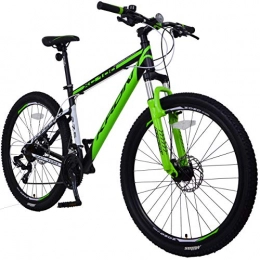 KRON Fahrräder KRON XC-100 Hardtail Aluminium Mountainbike 29 Zoll, 21 Gang Shimano Kettenschaltung mit Scheibenbremse | 18 Zoll Rahmen MTB Erwachsenen- und Jugendfahrrad | Schwarz & Grün
