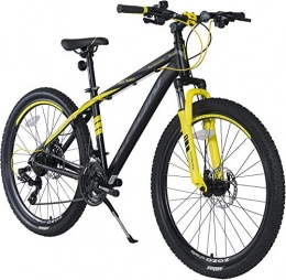 KRON Fahrräder KRON XC-100 Hardtail Aluminium Mountainbike 29 Zoll, 21 Gang Shimano Kettenschaltung mit Scheibenbremse | 20 Zoll Rahmen MTB Erwachsenen- und Jugendfahrrad | Schwarz Gelb