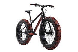 KS Cycling Fahrräder KS Cycling Mountainbike Fatbike 24'' SNW2458 schwarz-rot RH 38 cm