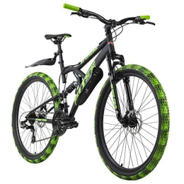 KS Cycling Fahrräder KS Cycling Mountainbike Fully 27, 5'' Bliss Pro schwarz-grün RH 46 cm