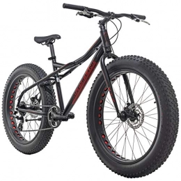 KS Cycling Fahrräder KS Cycling Mountainbike MTB 26'' Fatbike SNW2458 Aluminiumrahmen schwarz RH 46 cm