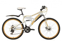 KS Cycling Fahrräder KS Cycling Mountainbike MTB Fully 26'' Bliss weiß-gelb RH 47 cm