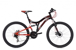 KS Cycling Fahrräder KS Cycling Mountainbike MTB Fully 26'' Nice schwarz-rot RH 46 cm