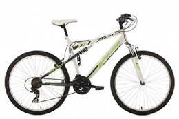 KS Cycling Fahrräder KS Cycling Mountainbike MTB Fully 26'' Paladin weiß-grün RH 51 cm