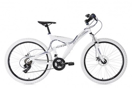 KS Cycling Fahrräder KS Cycling Mountainbike MTB Fully 26'' Topspin weiß-blau RH 46 cm