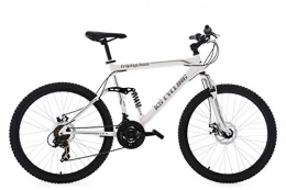 KS Cycling Fahrräder KS Cycling Mountainbike MTB Fully Triptychon 26'' weiß RH 51 cm