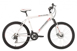KS Cycling Mountainbike KS Cycling Mountainbike MTB Hardtail 26'' Carnivore Alu-Rahmen weiß RH 52 cm
