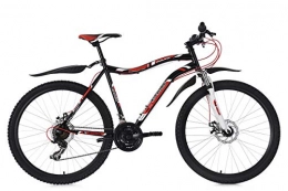 KS Cycling Mountainbike KS Cycling Mountainbike MTB Hardtail 26'' Phalanx schwarz-weiß-rot RH 51 cm