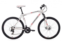 KS Cycling Fahrräder KS Cycling Mountainbike MTB Hardtail 27, 5'' Carnivore Alu-Rahmen weiß RH 51 cm