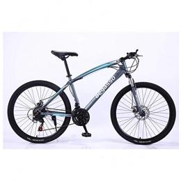 KXDLR Fahrräder KXDLR 26 ‚' Aluminium Mountain Bike Mit 17 ‚' Rahmen Scheibenbremse 21-30 Geschwindigkeiten, Vorderachsfederung, Grau, 30 Speed