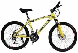 LAMTON Fahrräder LAMTON 26-Zoll-Rad Doppelscheibenbremse Mountainbike Geschwindigkeit Student fiets (Farbe : Yellow)