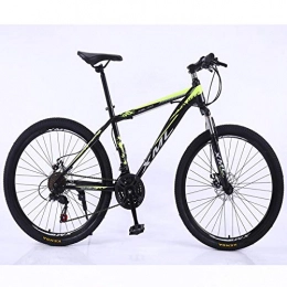 laonie Mountainbike laonie Mountain Bike 26 inch Adult Variable Speed Men and Women Cross-Country Racing Shock Absorption Road Bike-Black and Yellow_26 inches x 18.5 inches