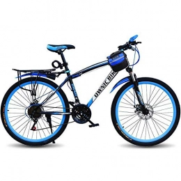 laonie Mountainbike laonie Mountain Bike Adult Variable Speed Men's and Women's 26 inch Off-Road Racing Light Student Gift Bicycle-Dark Blue_26 inches x 17 inches