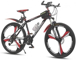 LBWT Fahrräder LBWT 26 Zoll Adult Mountainbike, Outdoor-Off-Road-Fahrräder, High Carbon Stahl, Doppelaufhebung, Dual Disc, Geschenke (Color : Red, Size : 21 Speed)