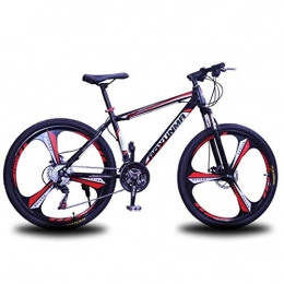 LBWT Fahrräder LBWT Outdoor-Mountainbikes, Erwachsene Variable Speed ​​Fahrrad, Unisex City Road Fahrrad, Freizeit Sport, Geschenke (Color : Black red, Size : 21 Speed)