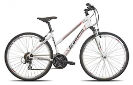 Legnano Mountainbike Legnano &apos Fahrrad 381 Red Road Lady 28 "21 V Größe 44 Weiß Gedämpfte (MTB) / Bicycle 381 Red Road Lady 28 21S Size 44 White (MTB Front Suspension)