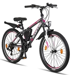 Licorne Bike Mountainbike Licorne Bike Guide Premium Mountainbike in 20 24 26 Zoll Fahrrad für Mädchen Jungen Herren und Damen - 21 Gang Schaltung (bei 20 Zoll 18 Gänge)