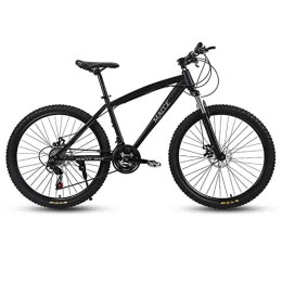 LILIS Fahrräder LILIS Mountainbike Mountainbike Erwachsene MTB Fahrrad-Straßen-Fahrräder for Männer und Frauen 24In Räder Adjustable Speed-Doppelscheibenbremse (Color : Black, Size : 21 Speed)